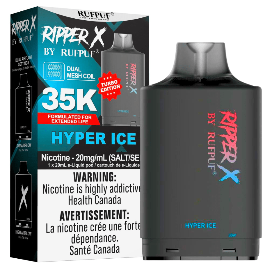 RufPuf Ripper X 35K - Hyper Ice Airdrie Vape SuperStore and Bong Shop Alberta Canada