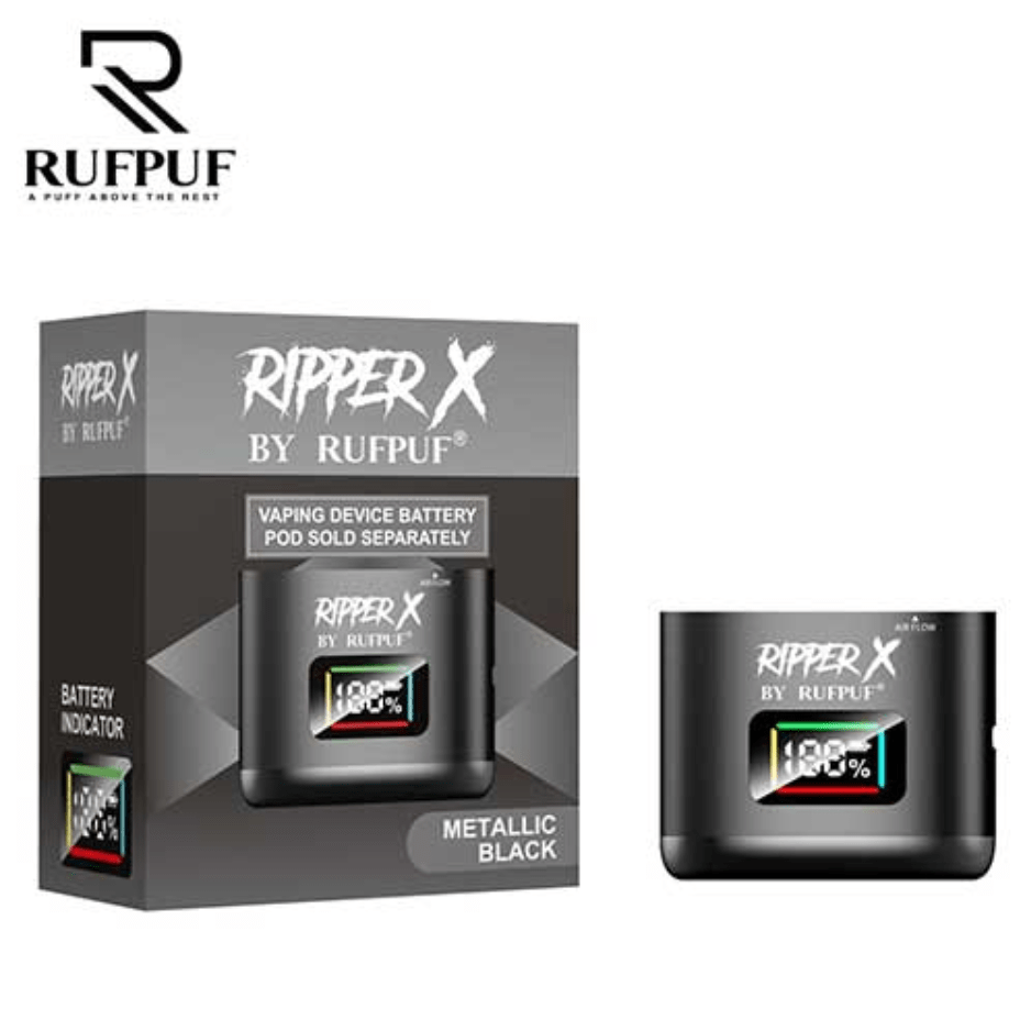 RufPuf Ripper X Batteries Grey Airdrie Vape SuperStore and Bong Shop Alberta Canada