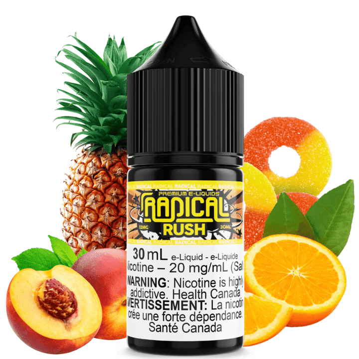 Rush Salt Nic by Radical E-liquid 30ml / 12mg Airdrie Vape SuperStore and Bong Shop Alberta Canada