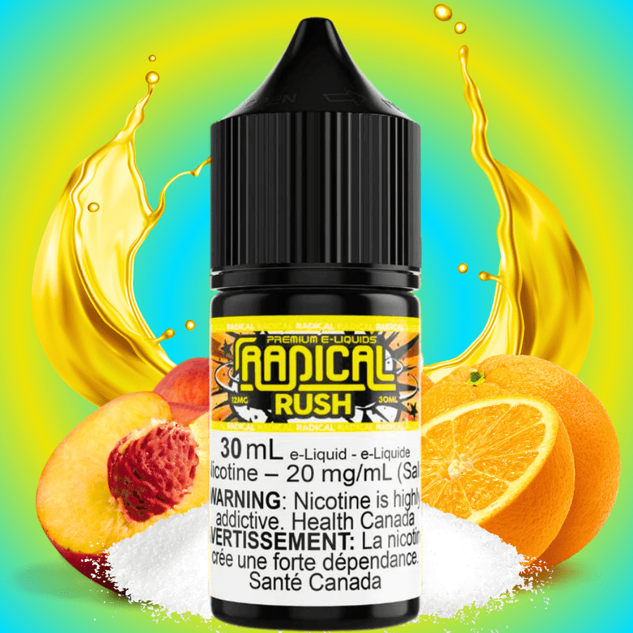 Rush Salt Nic by Radical E-liquid Airdrie Vape SuperStore and Bong Shop Alberta Canada