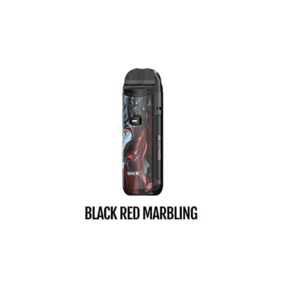 Smok Nord 50W Vape Pod Kit-1800 mAh Black Red Marble Airdrie Vape SuperStore and Bong Shop Alberta Canada