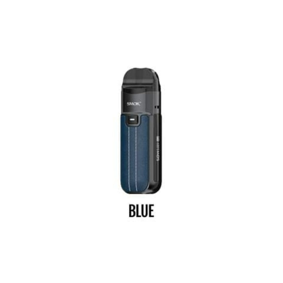 Smok Nord 50W Vape Pod Kit-1800 mAh Blue Leather Airdrie Vape SuperStore and Bong Shop Alberta Canada