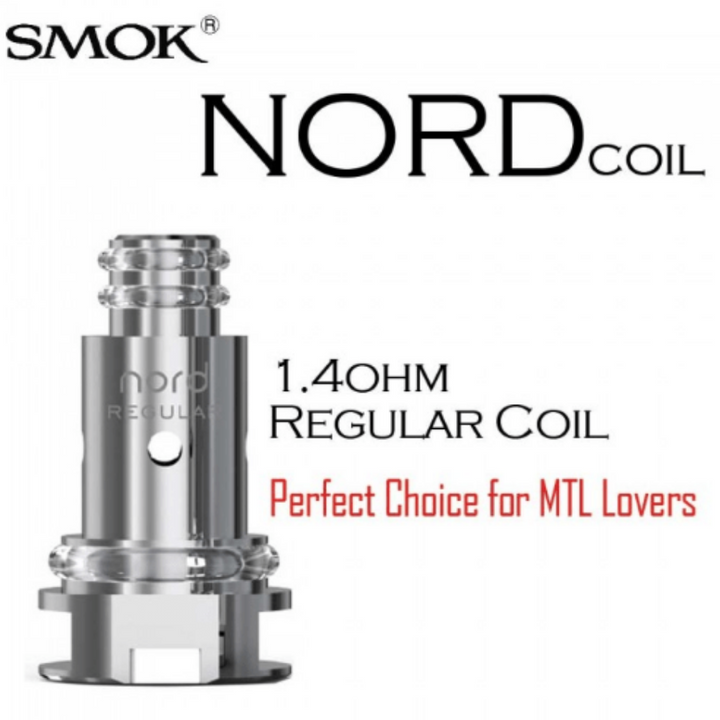 Smok Nord Replacement Coils Ceramic 1.4 Individual Airdrie Vape SuperStore and Bong Shop Alberta Canada