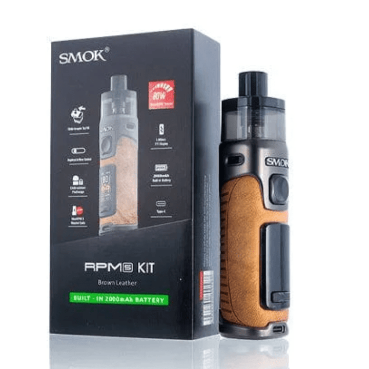 Smok RPM 5 Pro Pod Kit-80W 80W / Brown leather Airdrie Vape SuperStore and Bong Shop Alberta Canada