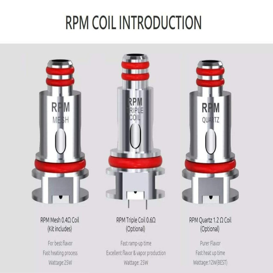 Smok RPM Coils-5/pkg Airdrie Vape SuperStore and Bong Shop Alberta Canada