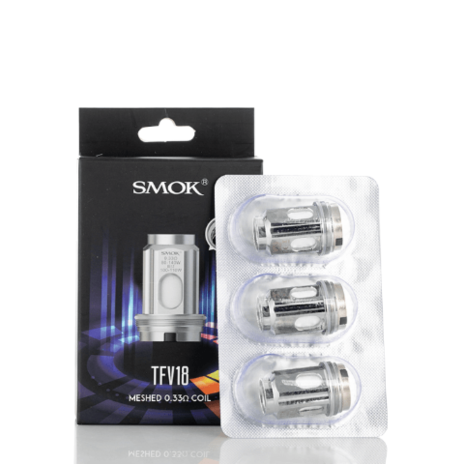 SMOK TFV18 Replacement Coils - 3pck 0.33ohm Airdrie Vape SuperStore and Bong Shop Alberta Canada