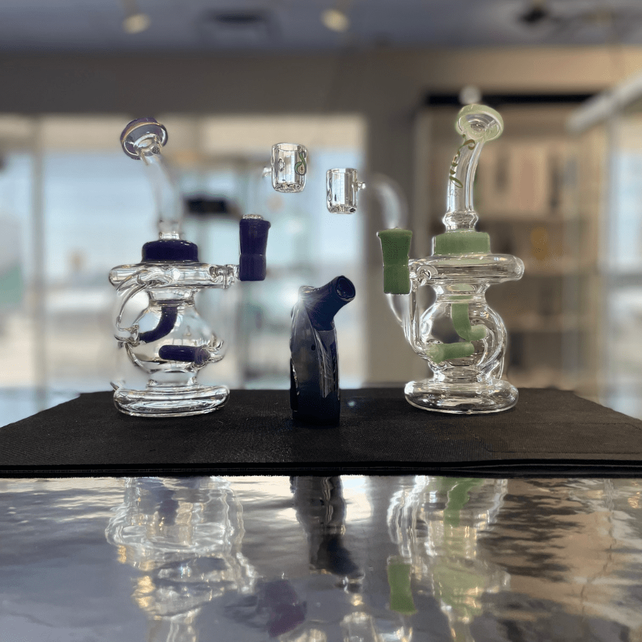 Soul Glass 2in1 Recycler Bong/Dab Rig-8.5" Airdrie Vape SuperStore and Bong Shop Alberta Canada