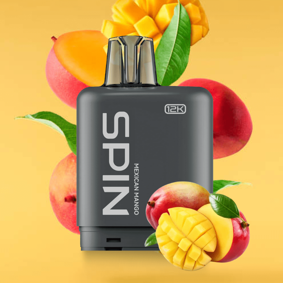 Spin Fizz X Pod 12000 - Mexican Mango 12000 / 20mg Airdrie Vape SuperStore and Bong Shop Alberta Canada