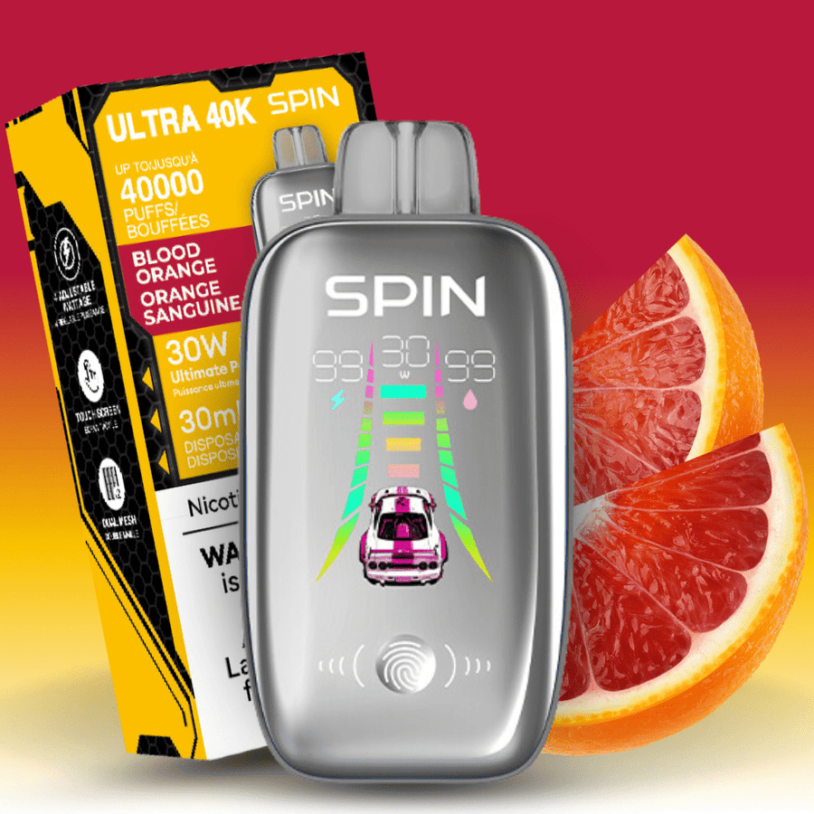 Spin Ultra 40k Disposable Vape - Blood Orange 40000 puffs / 20mg Airdrie Vape SuperStore and Bong Shop Alberta Canada