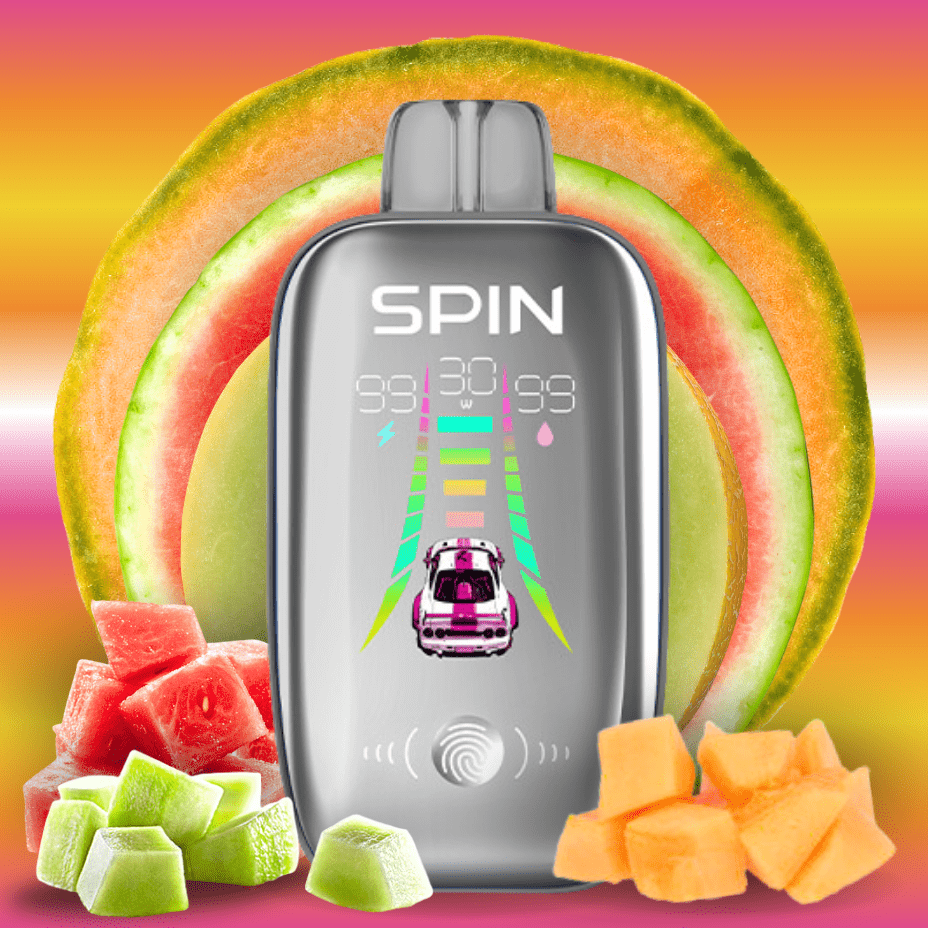 Spin Ultra 40k Disposable Vape - Watermelon Honeydew Cantaloupe 40000 / 20mg Airdrie Vape SuperStore and Bong Shop Alberta Canada