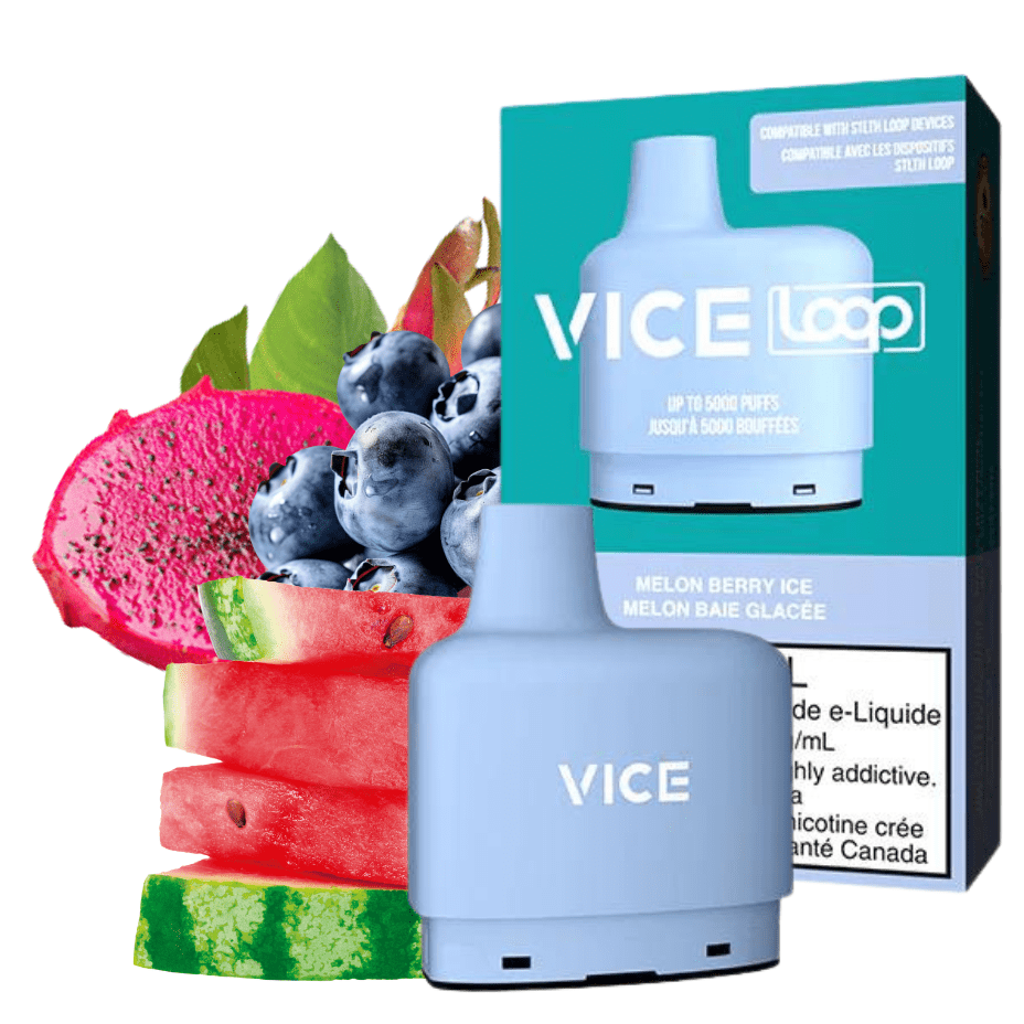 STLTH Loop Vice Pods-Melon Berry Ice 20mg / 5000Puffs Airdrie Vape SuperStore and Bong Shop Alberta Canada