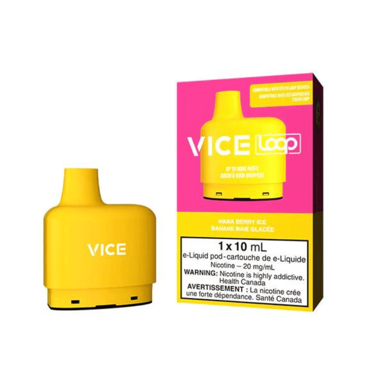 STLTH Loop Vice Pods-Nana Berry Ice 20mg / 5000Puffs Airdrie Vape SuperStore and Bong Shop Alberta Canada