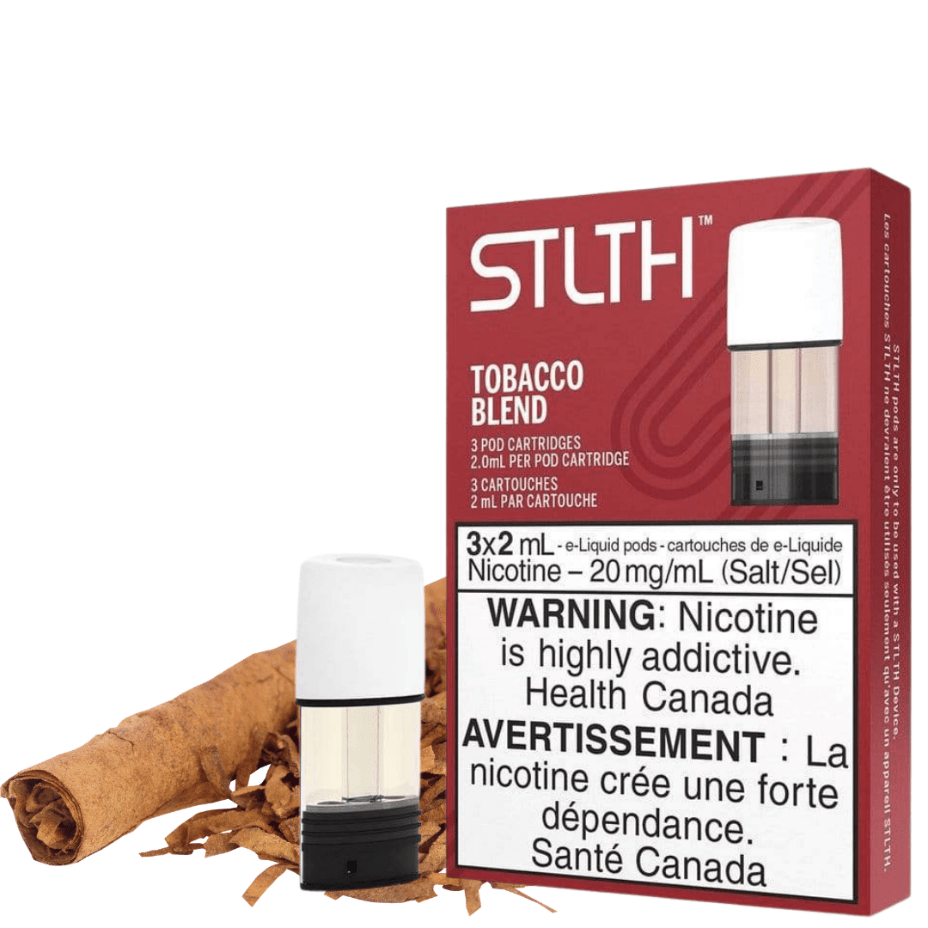 STLTH Pod-Tobacco Blend 3/pkg / 20mg Airdrie Vape SuperStore and Bong Shop Alberta Canada