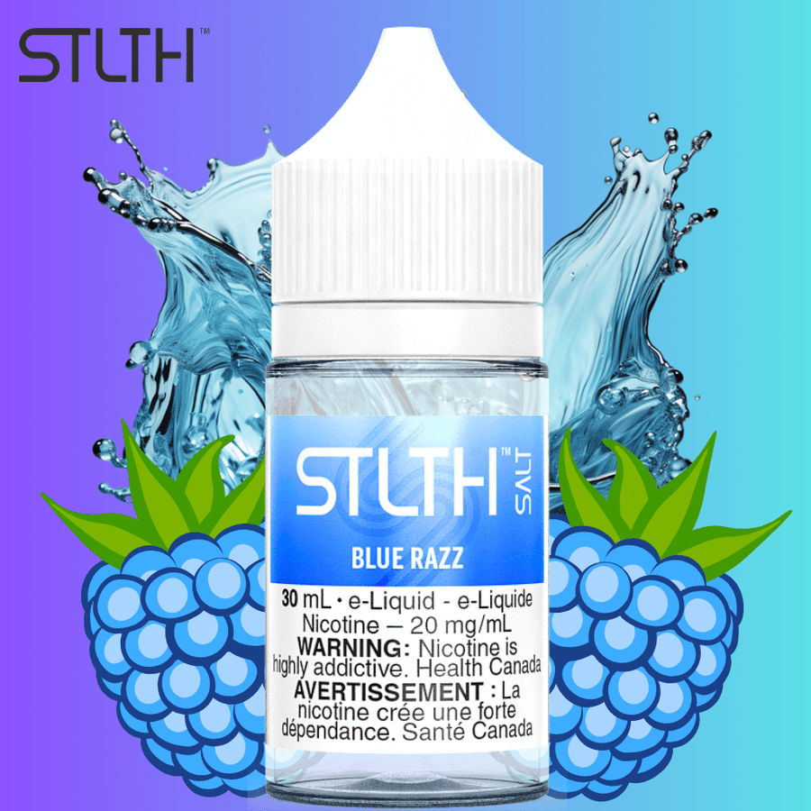 STLTH Salt - Blue Razz 30mL / 20mg Airdrie Vape SuperStore and Bong Shop Alberta Canada