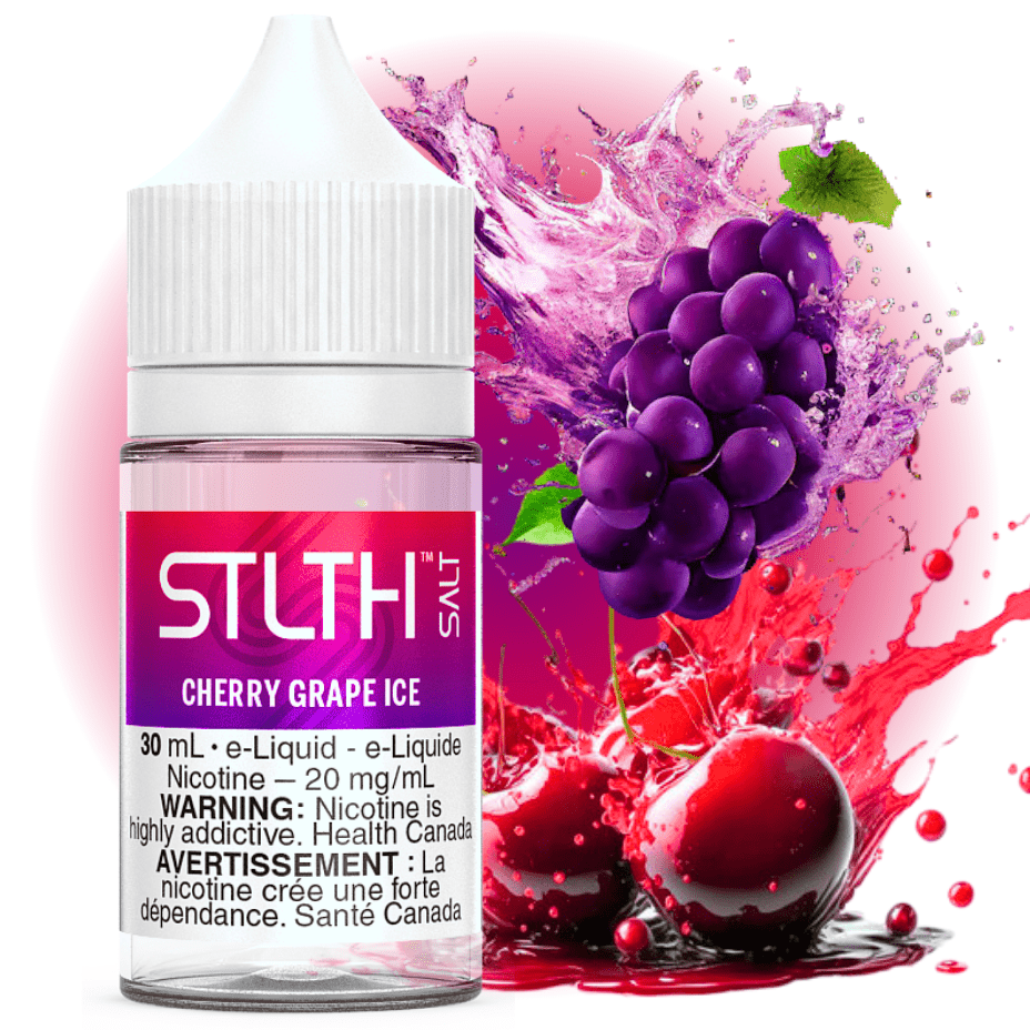 STLTH Salt - Cherry Grape Ice 30mL / 20mg Airdrie Vape SuperStore and Bong Shop Alberta Canada