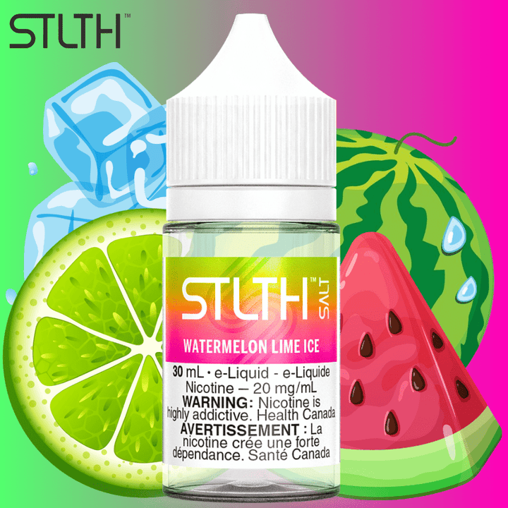 STLTH Salt - Watermelon Lime Ice 30mL / 20mg Airdrie Vape SuperStore and Bong Shop Alberta Canada