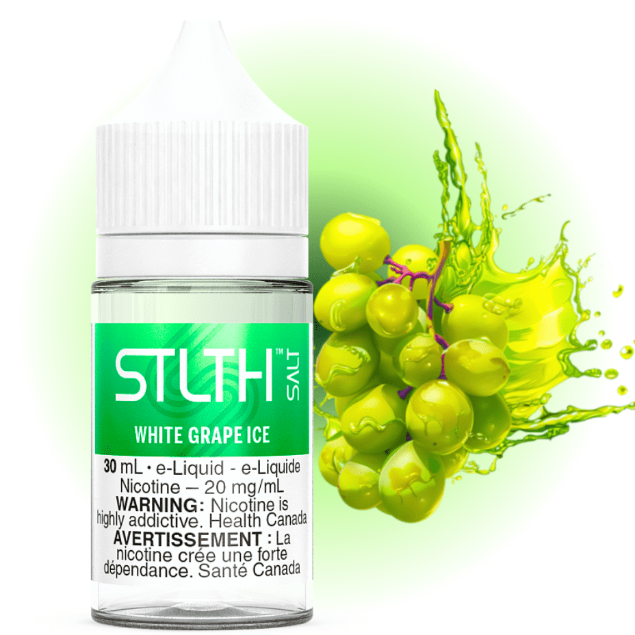 STLTH Salt - White Grape Ice 30mL / 20mg Airdrie Vape SuperStore and Bong Shop Alberta Canada