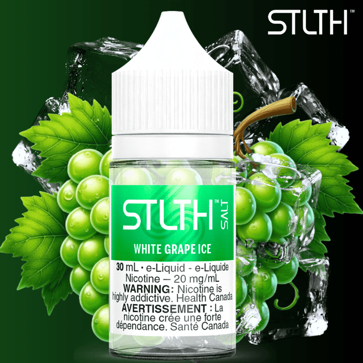 STLTH Salt - White Grape Ice 30mL / 20mg Airdrie Vape SuperStore and Bong Shop Alberta Canada