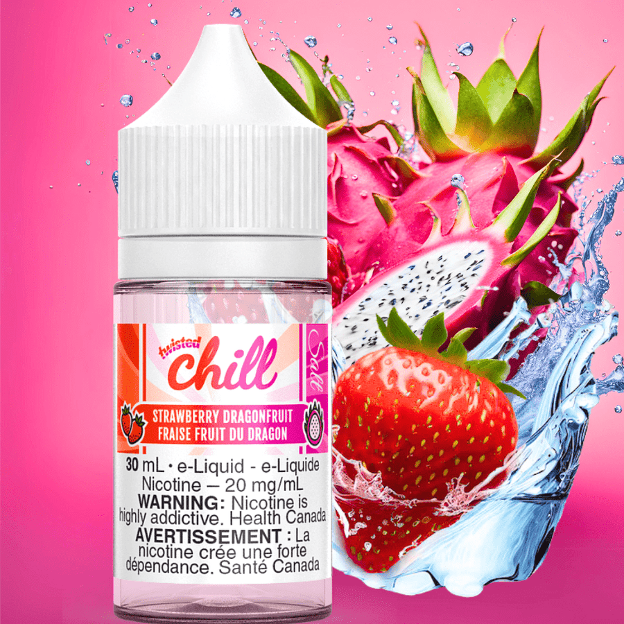 Strawberry Dragonfruit Salt by Chill Twisted E-liquid Airdrie Vape SuperStore and Bong Shop Alberta Canada