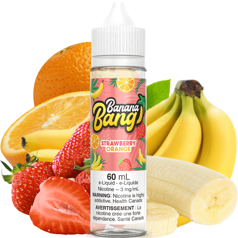 Strawberry Orange by Banana Bang E-Liquid 3mg Airdrie Vape SuperStore and Bong Shop Alberta Canada