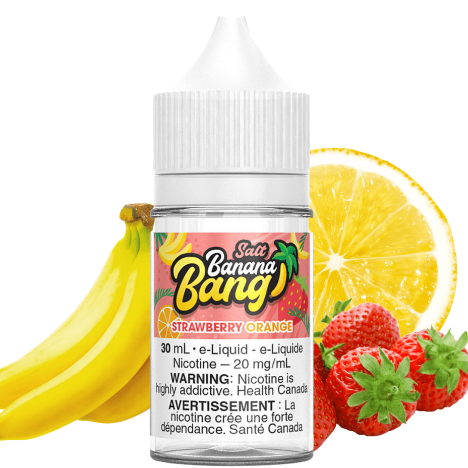 Strawberry Orange Salts by Banana Bang E-Liquid 12mg Airdrie Vape SuperStore and Bong Shop Alberta Canada