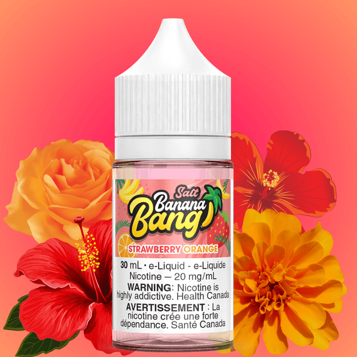 Strawberry Orange Salts by Banana Bang E-Liquid Airdrie Vape SuperStore and Bong Shop Alberta Canada