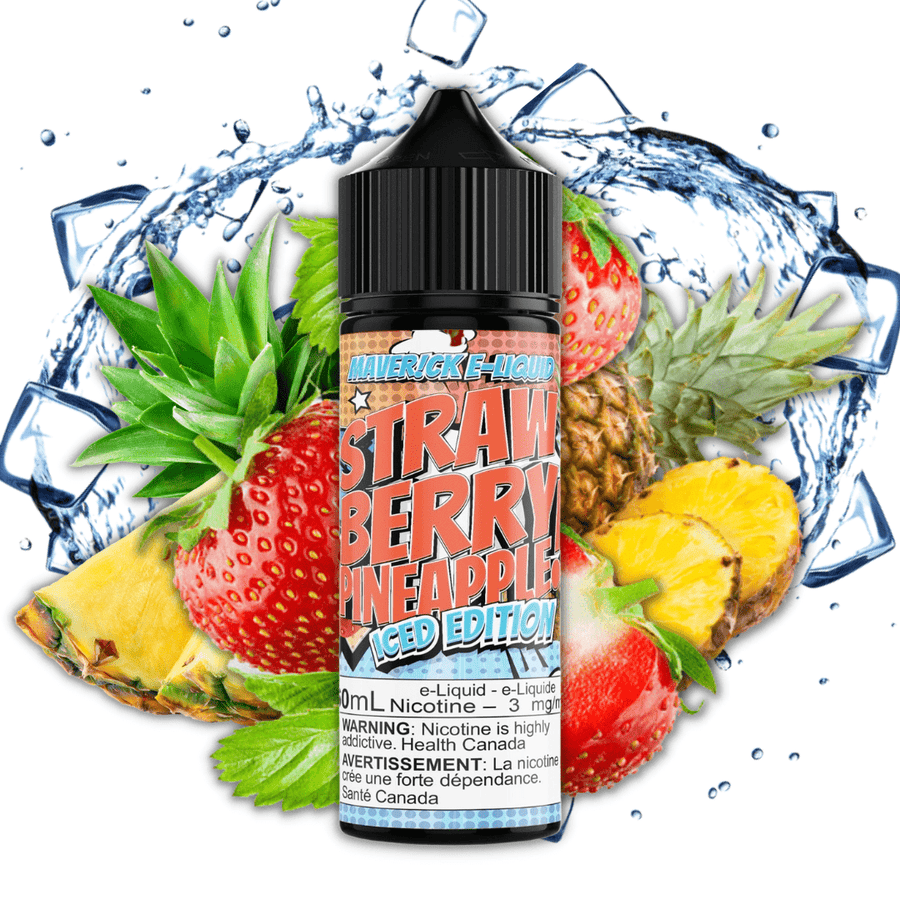 Strawberry Pineapple Iced by Maverick E-Liquid Airdrie Vape SuperStore and Bong Shop Alberta Canada