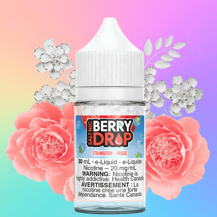 Strawberry Salt by Berry Drop E-Liquid Airdrie Vape SuperStore and Bong Shop Alberta Canada