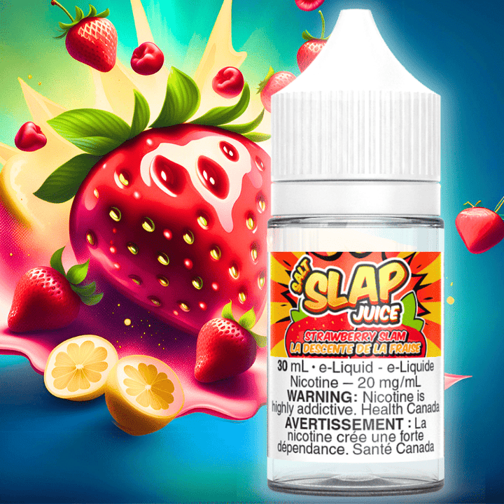 Strawberry Slam Salt by Slap Juice Airdrie Vape SuperStore and Bong Shop Alberta Canada