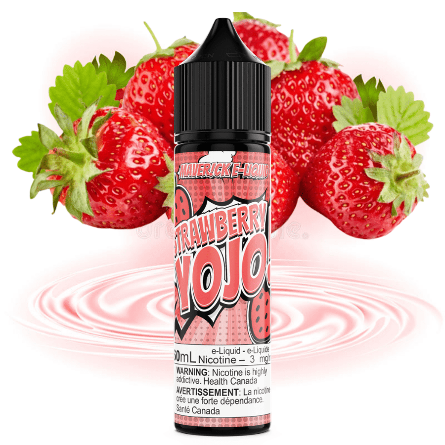 Strawberry YOJO by Maverick E-Liquid 60ml / 3mg Airdrie Vape SuperStore and Bong Shop Alberta Canada