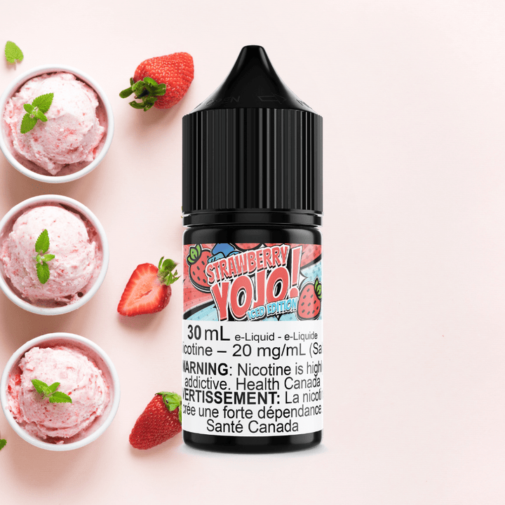 Strawberry Yojo Iced Salt by Maverick E-Liquid Airdrie Vape SuperStore and Bong Shop Alberta Canada