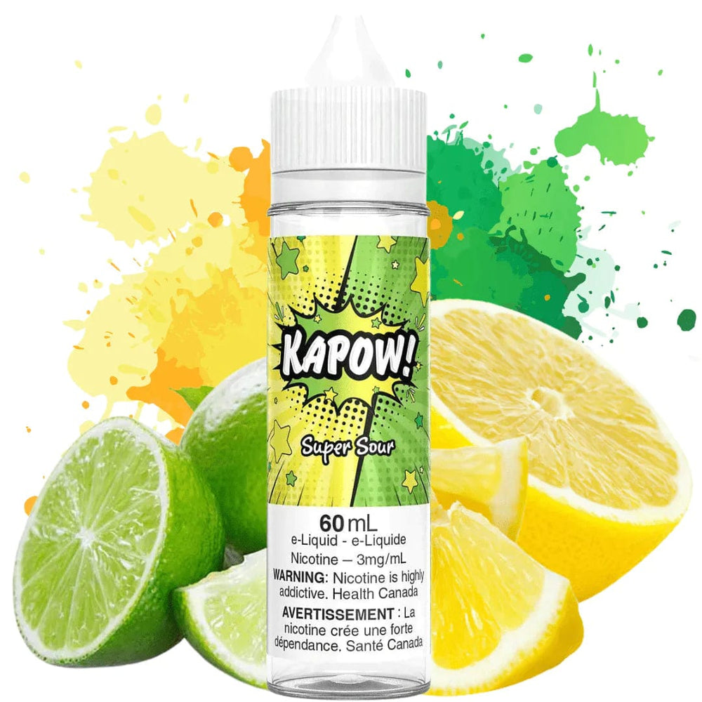 Super Sour by Kapow E-Liquid Airdrie Vape SuperStore and Bong Shop Alberta Canada