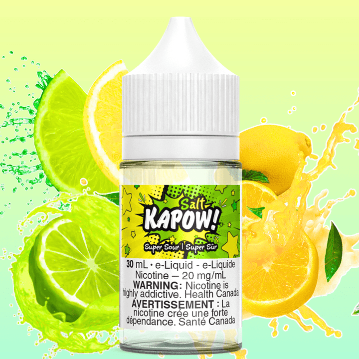 Super Sour Salt by Kapow E-Liquid Airdrie Vape SuperStore and Bong Shop Alberta Canada