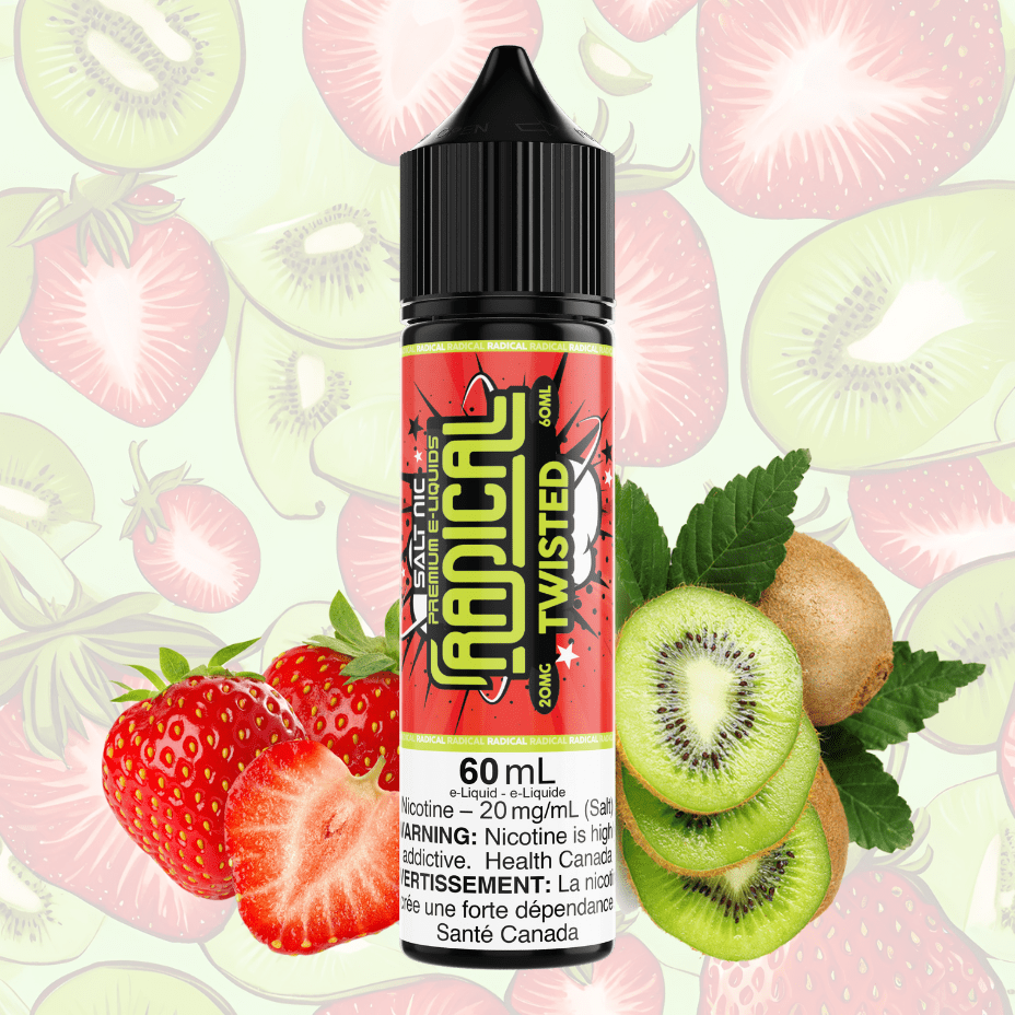 Twisted Salt Nic by Radical E-liquid 60ml / 20mg Airdrie Vape SuperStore and Bong Shop Alberta Canada