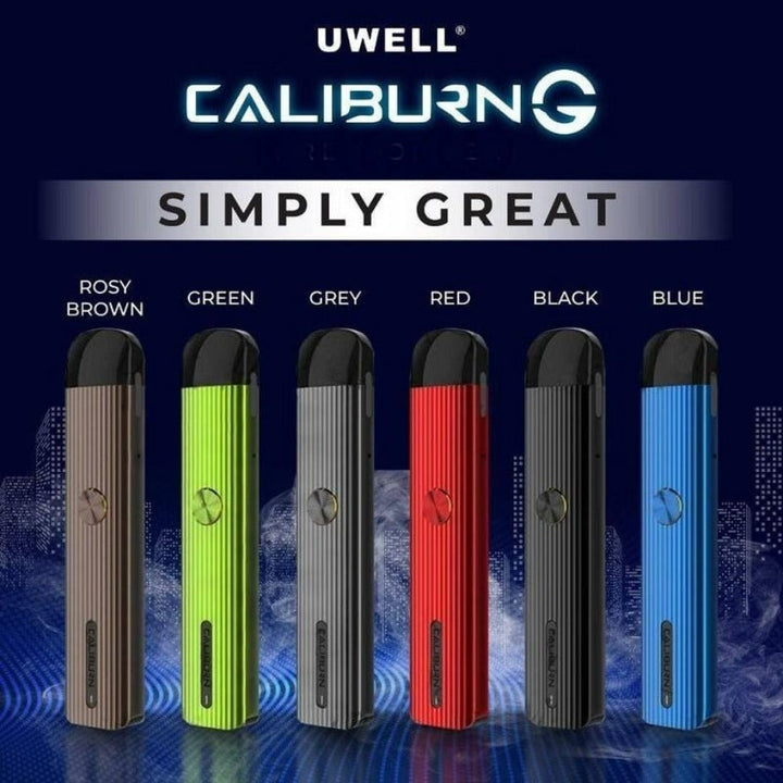 Uwell Caliburn G Pod Kit Airdrie Vape SuperStore and Bong Shop Alberta Canada
