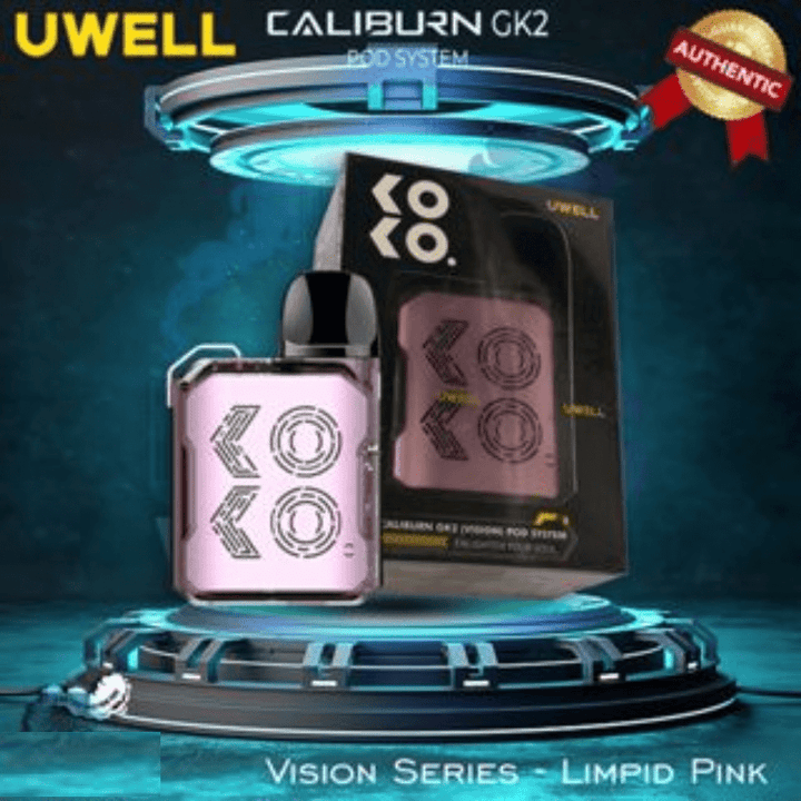 Uwell Caliburn GK2 Vision Limpid Series Pod Kit Airdrie Vape SuperStore and Bong Shop Alberta Canada