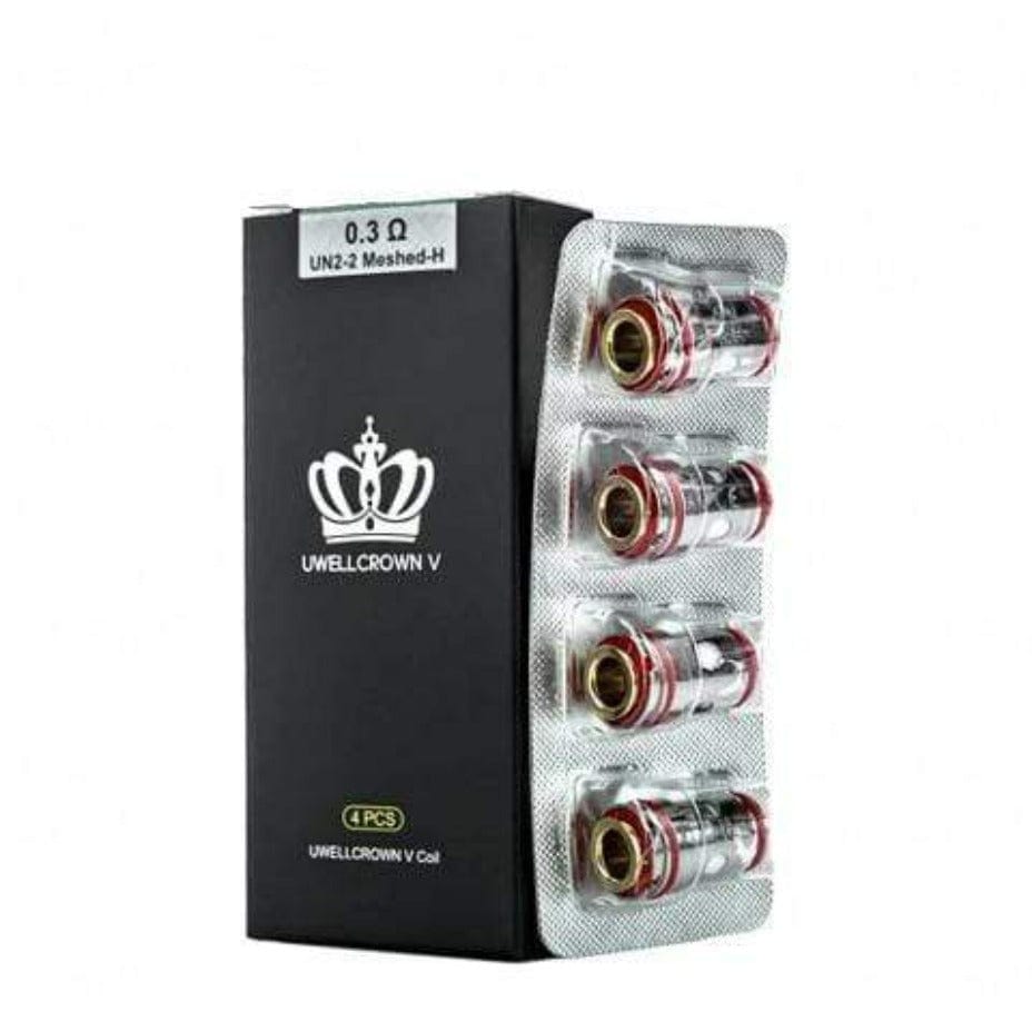 Uwell Crown V Replacement Coils - 4pck 0.3ohm DC Airdrie Vape SuperStore and Bong Shop Alberta Canada