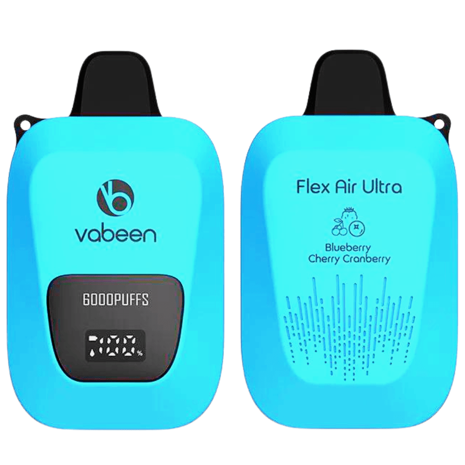 Vabeen Flex Air Ultra 6000 Disposable Vape-Blueberry Cherry Cranberry 20mg / 13mL Airdrie Vape SuperStore and Bong Shop Alberta Canada