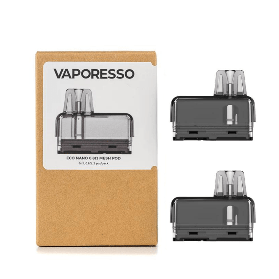 Vaporesso Eco Nano Replacement Pods-2/pkg 0.8ohm / 2/pkg Airdrie Vape SuperStore and Bong Shop Alberta Canada