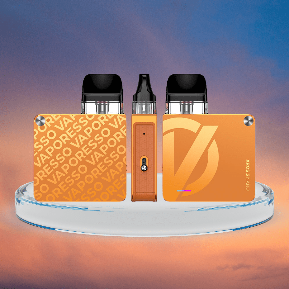 Vaporesso XROS 3 Nano Pod Kit 1000 mAh / Vital Orange Airdrie Vape SuperStore and Bong Shop Alberta Canada