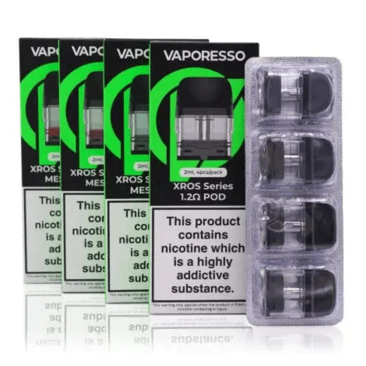 Vaporesso XROS Replacement Pods-4pkg 1.2ohm Airdrie Vape SuperStore and Bong Shop Alberta Canada