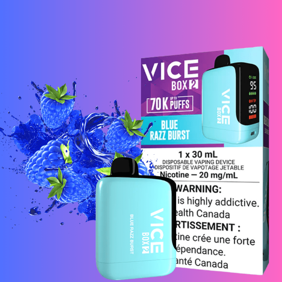 Vice Box 2 Disposable Vape-Arctic Blue Melon Airdrie Vape SuperStore and Bong Shop Alberta Canada