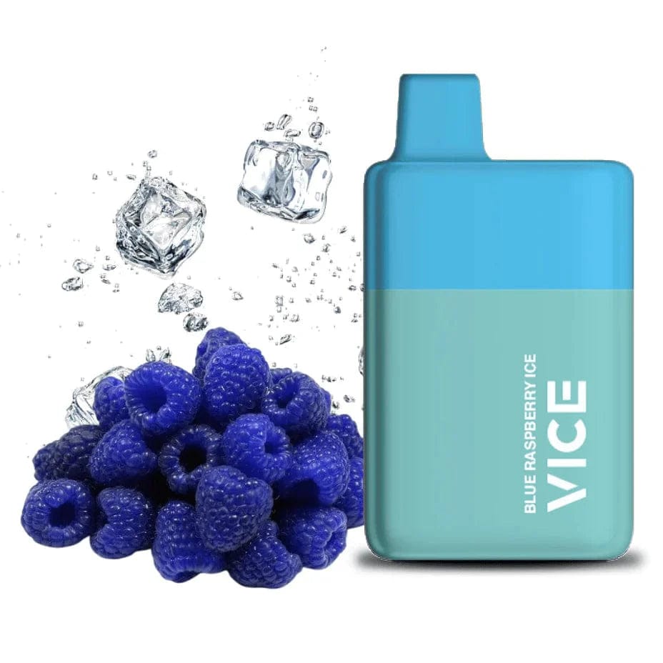 Vice Box Disposable Vape-Blue Raspberry Ice 6000 Puffs / 20mg Airdrie Vape SuperStore and Bong Shop Alberta Canada