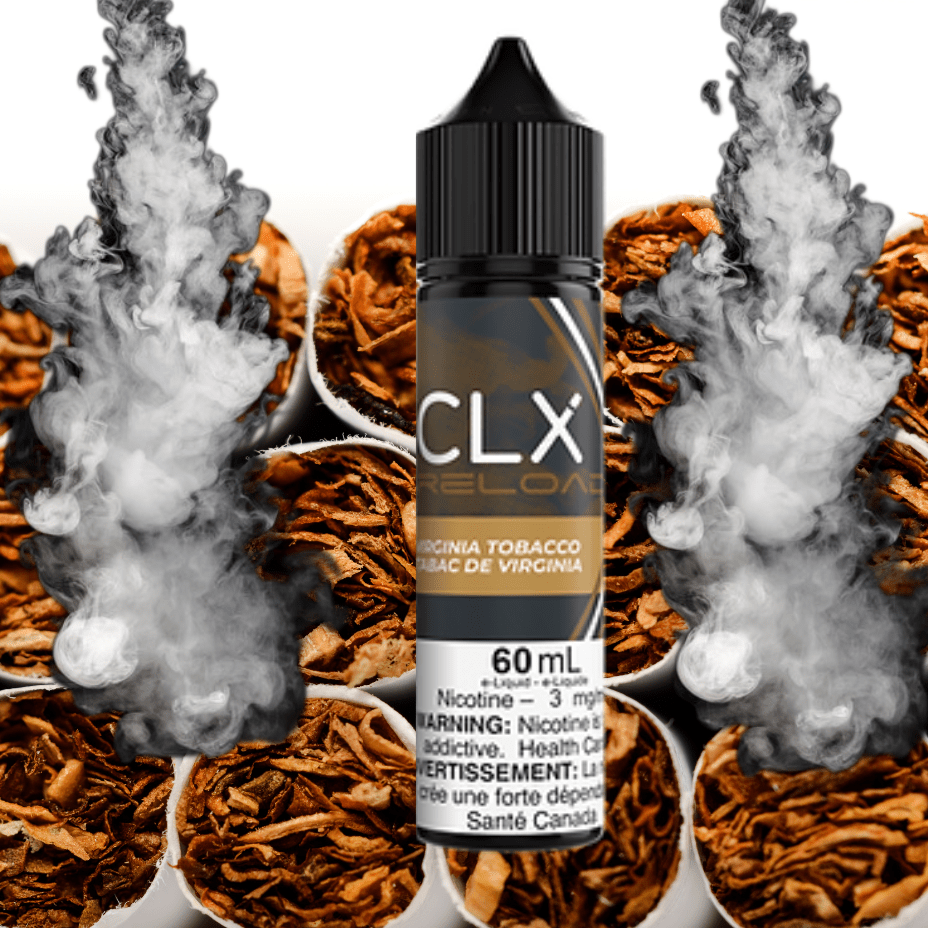 Virginia Tobacco by CLX E-Liquid 60mL / 3mg Airdrie Vape SuperStore and Bong Shop Alberta Canada