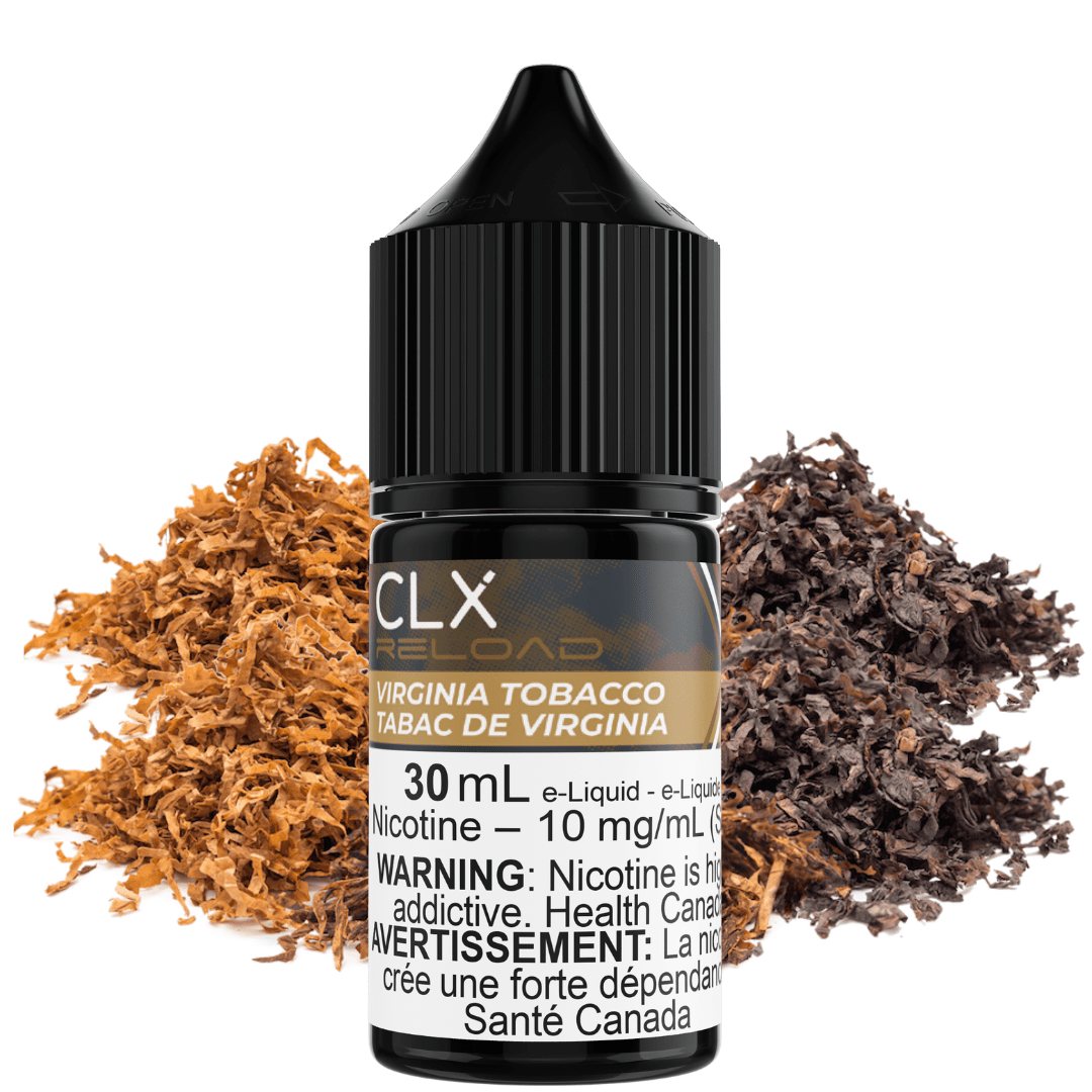 Virginia Tobacco Salt by CLX Reload E-Liquid Airdrie Vape SuperStore and Bong Shop Alberta Canada