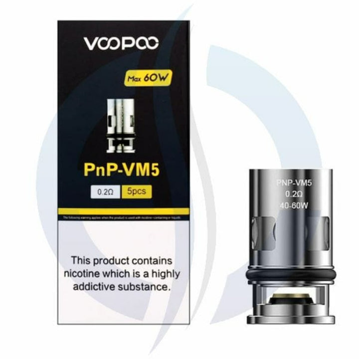 VooPoo PnP Replacement Coils 5/pkg / VM5-0.2 ohm Airdrie Vape SuperStore and Bong Shop Alberta Canada