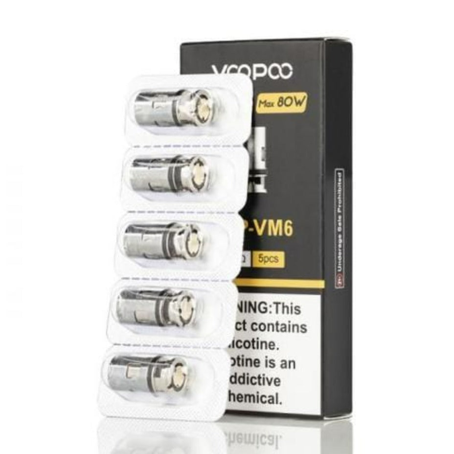 VooPoo PnP Replacement Coils 5/pkg / VM6 Airdrie Vape SuperStore and Bong Shop Alberta Canada