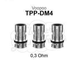 VooPoo TPP Replacemeent Coils - 3pck DM4-0.3 ohms Airdrie Vape SuperStore and Bong Shop Alberta Canada