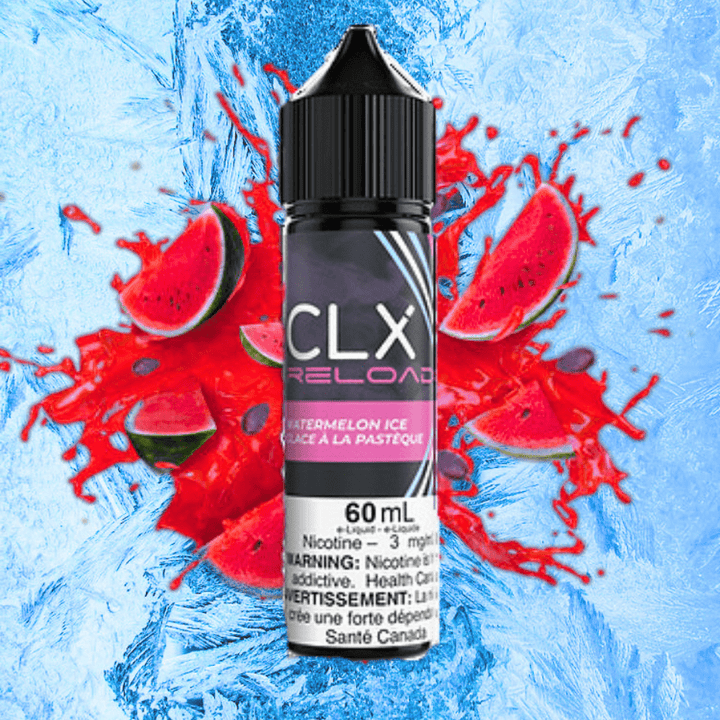 Watermelon Ice by CLX E-Liquid 60mL / 3mg Airdrie Vape SuperStore and Bong Shop Alberta Canada