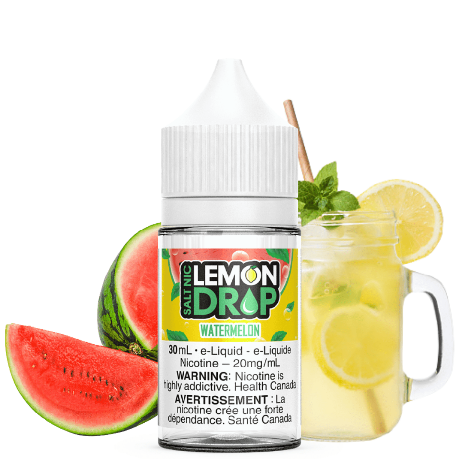 Watermelon Salts by Lemon Drop E-liquid Airdrie Vape SuperStore and Bong Shop Alberta Canada